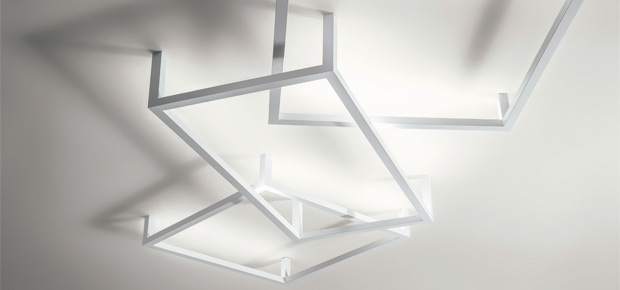 Euroluce: luminárias investem na interação entre luz e espaço