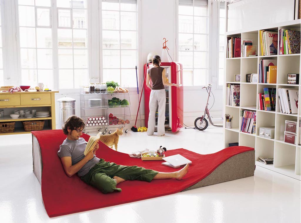 Este tapete “voador” é feito para sentar no chão e relaxar