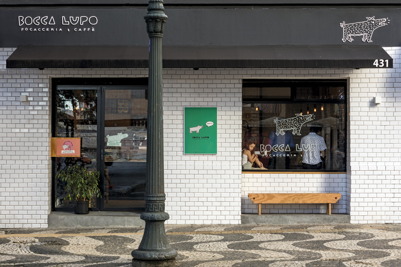 Em Curitiba, uma focacceria e café moderninha