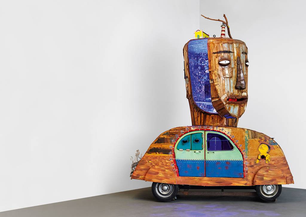 Os Gêmeos criam instalação com um Fusca para a Semana de Arte de Miami