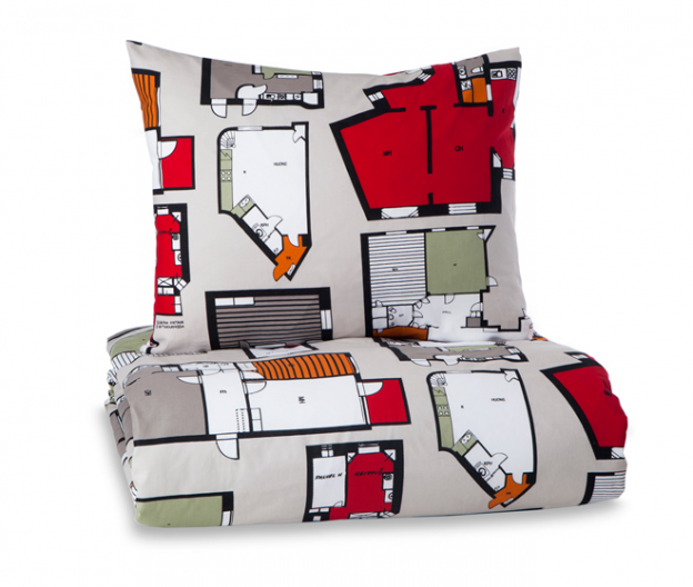 Inspiração do dia: roupa de cama para arquiteto