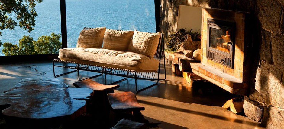 A arquitetura do melhor hotel boutique para esqui do Chile