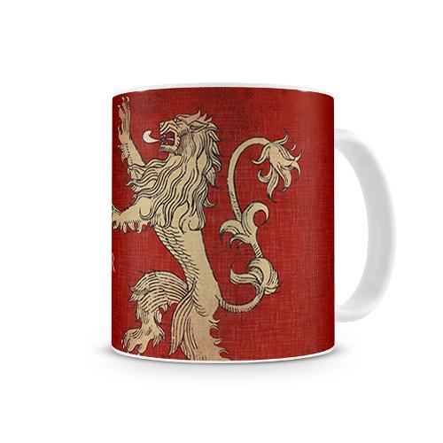 A caneca Game Of Thrones Lannister Red custa R$ 25,90 nas Lojas Americanas.