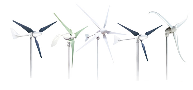 Cinco sistemas domésticos de geração de energia eólica