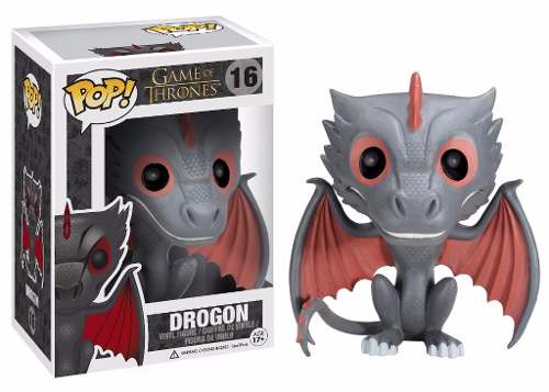 O Game of Thrones - Drogon Boneco Pop Vinil da Funko 10cm custa R$ 89,50 no Mercado Livre.