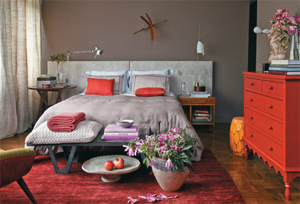 O vermelho nunca sai de moda: estes 10 quartos provam!