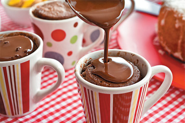 Receita de bolinho de chocolate na caneca