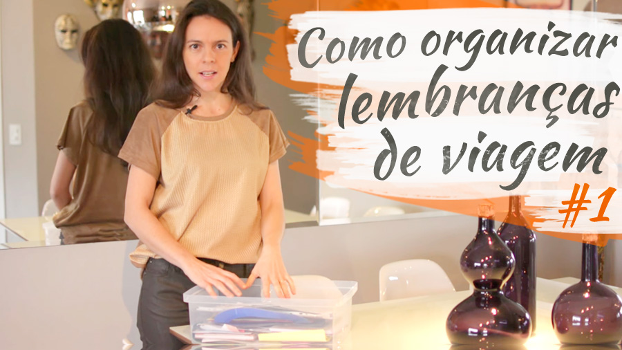 Como organizar lembranças de viagem