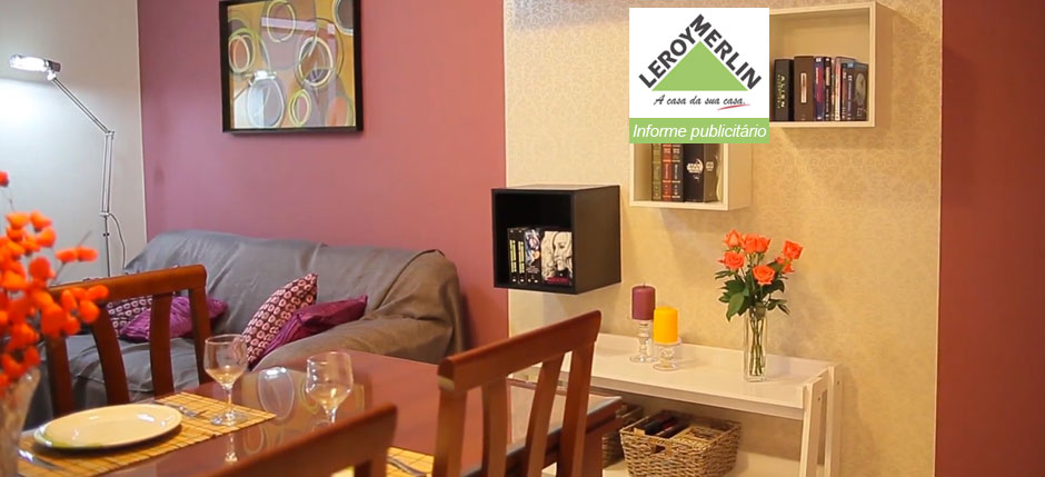 Sala é transformada com pintura e novos móveis