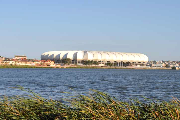 Mais uma vista do Est&aacute;dio Nelson Mandela Bay em Port Elizabeth