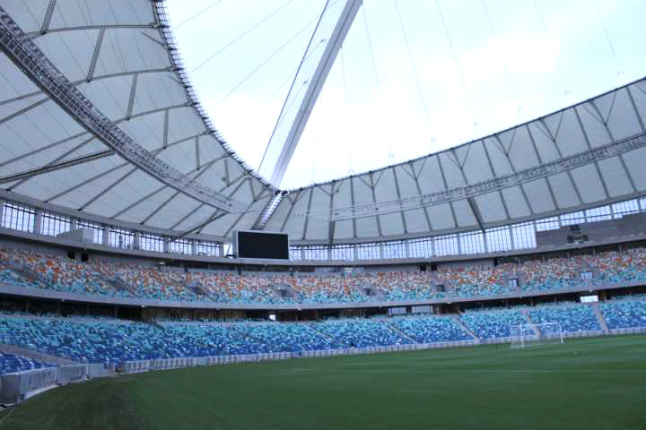 Mais uma vista do Est&aacute;dio Green Point em Cape Town