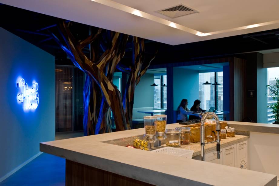 Cozinha compartilhada entre todos os funcionários da empresa. Cozinha compartilhada entre todos os funcionários da empresa.