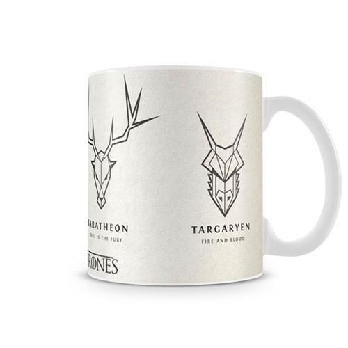 A caneca Game of Thrones Símbolos custa R$ 26,90 na Loja CASA CLAUDIA.