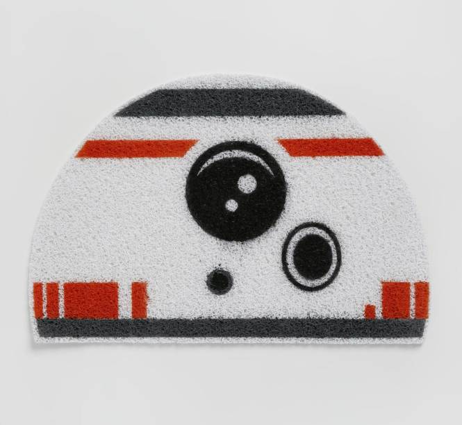 O capacho BB8 custa R$ 69,90 na Riachuelo.