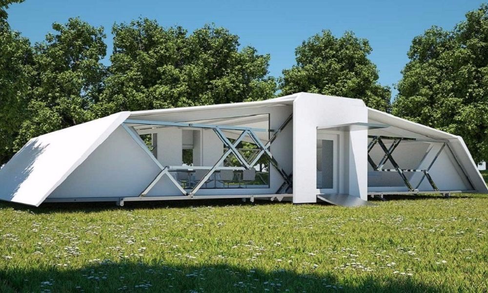 Casa portátil de 64 m² pode ser montada em menos de 10 minutos