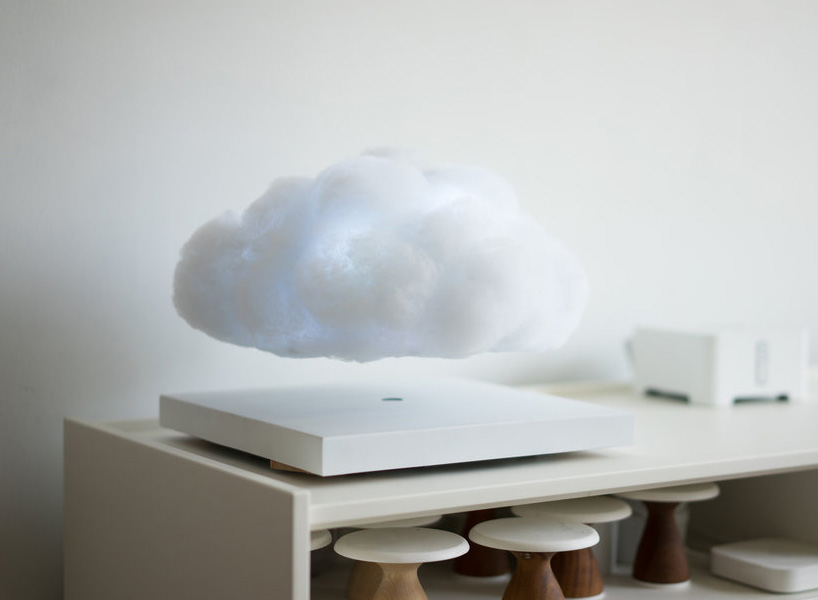 Designers criam alto-falante que imita uma nuvem flutuante