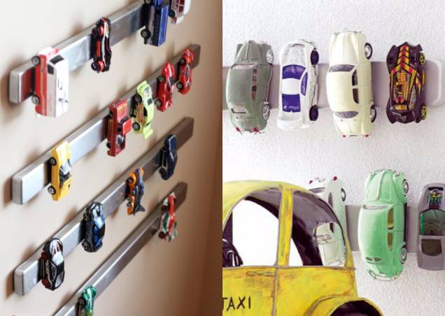 Faça um painel com carrinhos em miniatura para decorar o quarto das crianças (ou o seu, por que não?) Faça um painel com carrinhos em miniatura para decorar o quarto das crianças (ou o seu, por que não?)