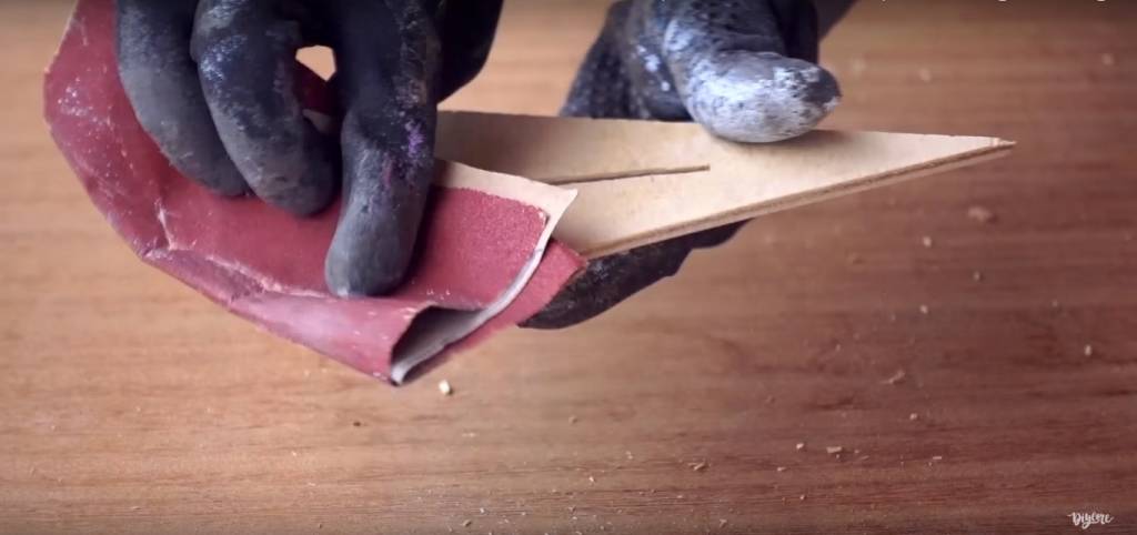 5-árvore de natal de madeira para decorar a mesa