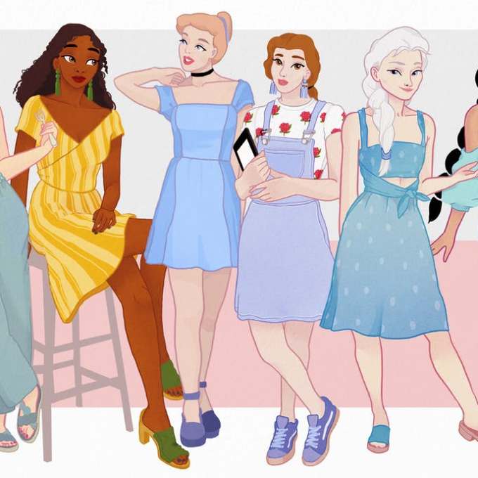 E se as princesas da Disney morassem em tiny houses?