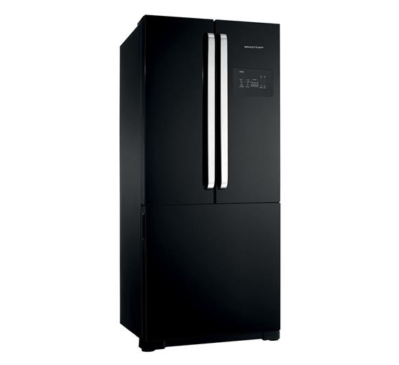 O Refrigerador Brastemp Side Inverse BRO80AE com 3 Portas - 540L - Preto custa R$ 5.595 na <a href="https://www.gotoshop.com.br/Eletrodomesticos/GeladeiraeRefrigerador/SidebySide_frenchdoor/Refrigerador-Brastemp-Side-Inverse-BRO80AE-com-3-Portas-540L-Preto-8024823.html?utm_source=sites&utm_medium=matéria_CC&utm_campaign=produtos&utm_content=201805">Loja CASA CLAUDIA</a>.