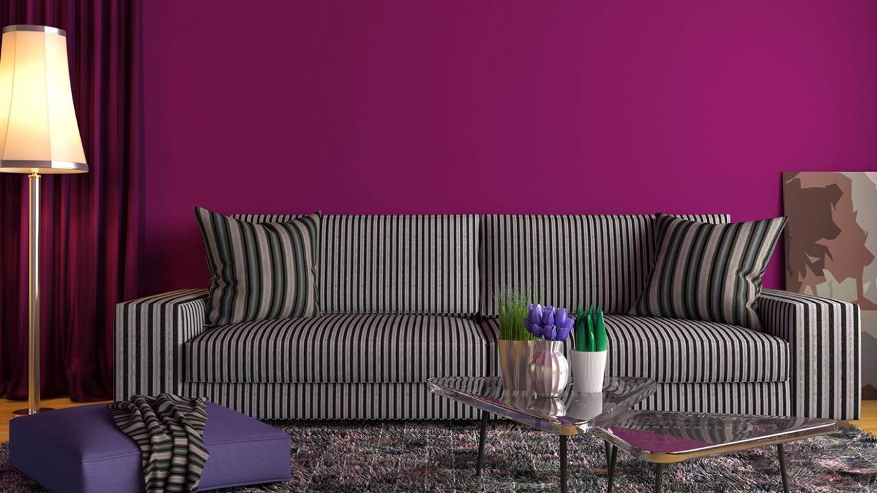 usar cores fortes na decoração
