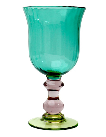 <span>Jogo de Ta&ccedil;as para Vinho Goulard Verde (200ml), custa R$ 459 na Westwing.</span>