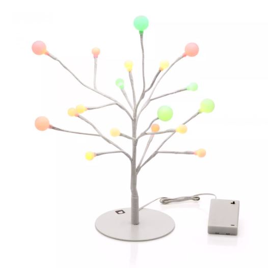 Lumin&aacute;ria &aacute;rvore de bolas, custa R$ 149,90 na loja Imagin&aacute;rium.