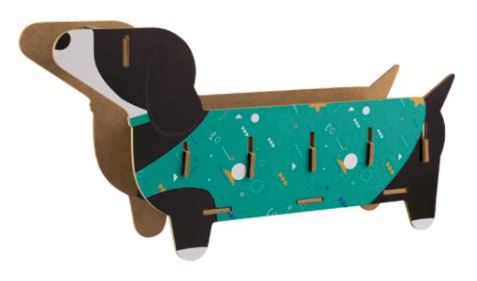 Organizador de Mesa (porta treco) Cachorro Basset, custa R$ 59,90 na loja O Segredo do Vitório.