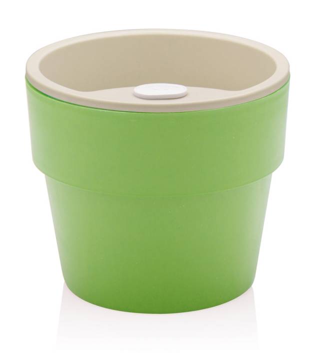 Vaso G Autoirrigável Verde Menta Fechado, custa R$ 38,02 no supermercado Carrefour. Vaso G Autoirrigável Verde Menta Fechado, custa R$ 38,02 no supermercado Carrefour.