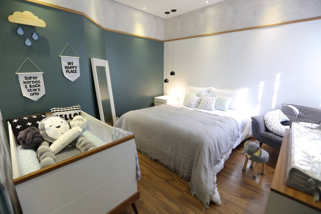 Quarto compartilhado acompanha avanço do bebê até o final da 1ª infância