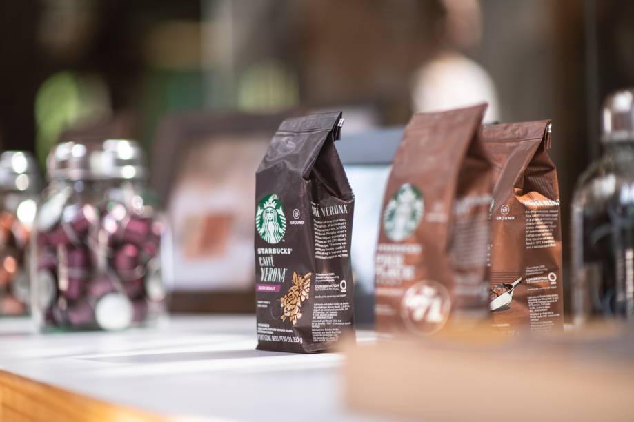 Detalhe dos cafés. Detalhe dos cafés.