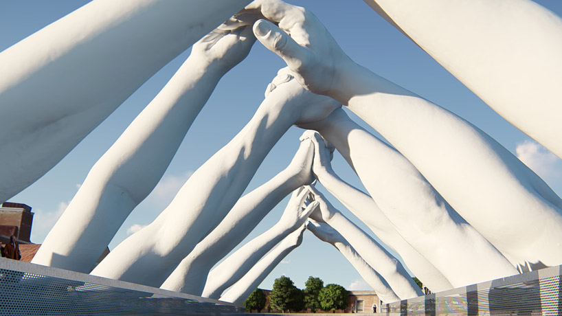 lorenzo-quinn-building-bridges-sculpture-venice-art-biennale-designboom-19 lorenzo-quinn-building-bridges-sculpture-venice-art-biennale-designboom-19