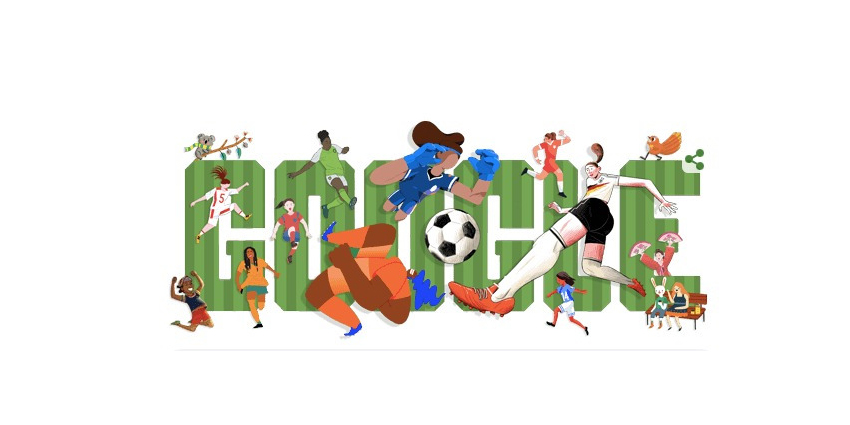 Google homenageia Copa do Mundo de futebol feminino com doodle