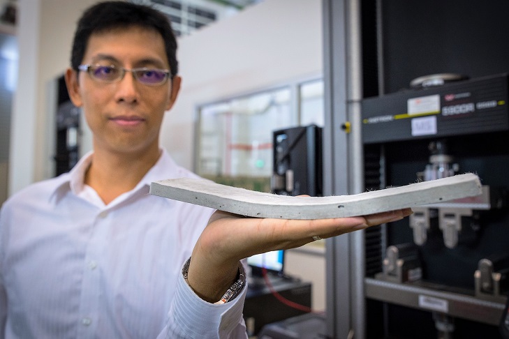 Asst Prof Yang En-Hua and the Bendable Concrete Asst Prof Yang En-Hua and the Bendable Concrete