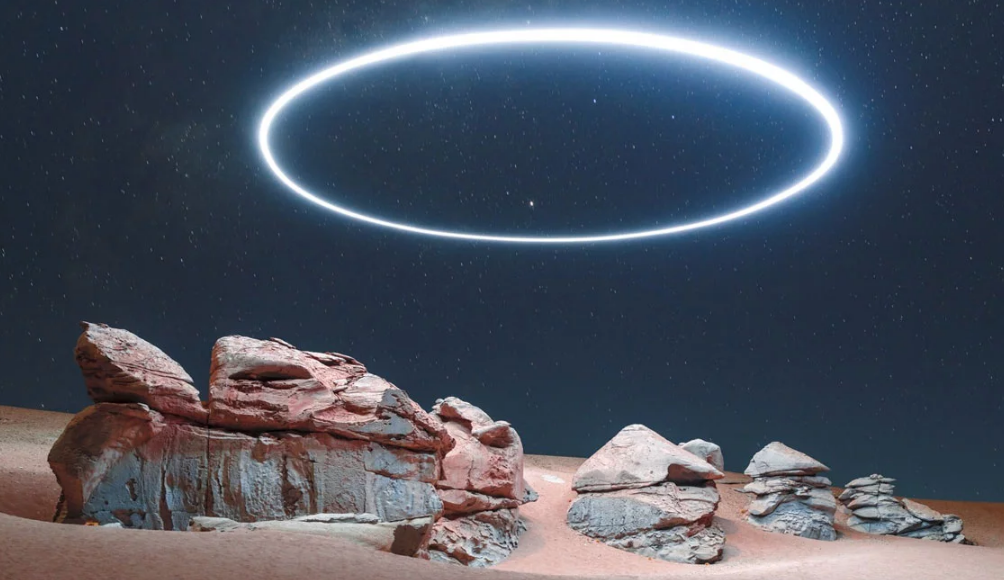 Paisagens remotas da Bolívia são iluminadas por drones de LED