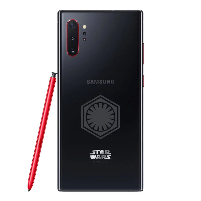Star Wars e Samsung: união de forças no Galaxy Note 10 Plus temático