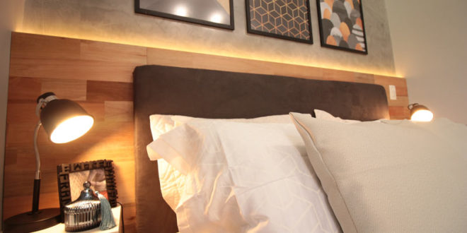 Faça você mesmo uma cabeceira estofada sem costura