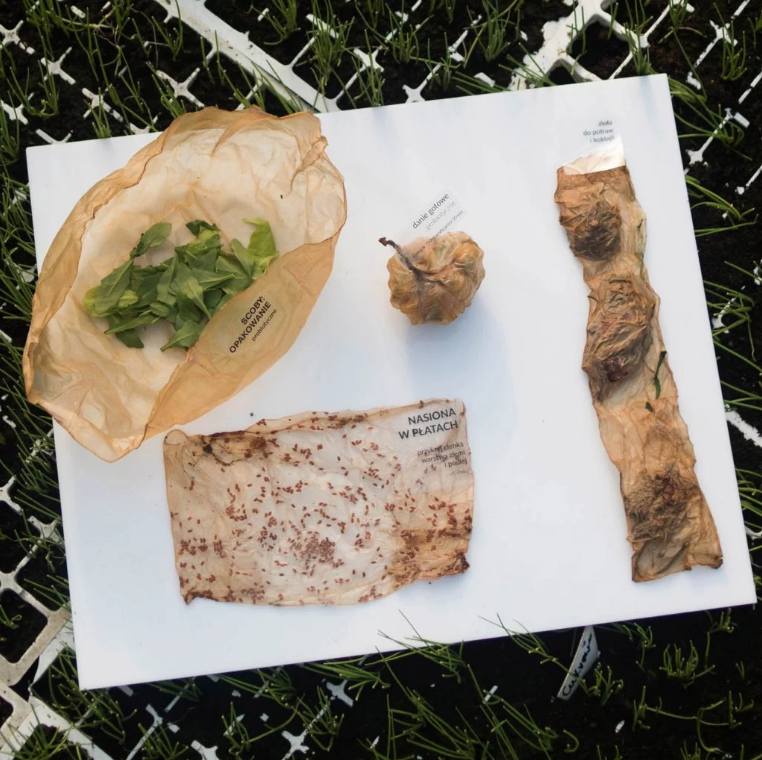 Designer polonesa cria uma embalagem biodegradável e comestível