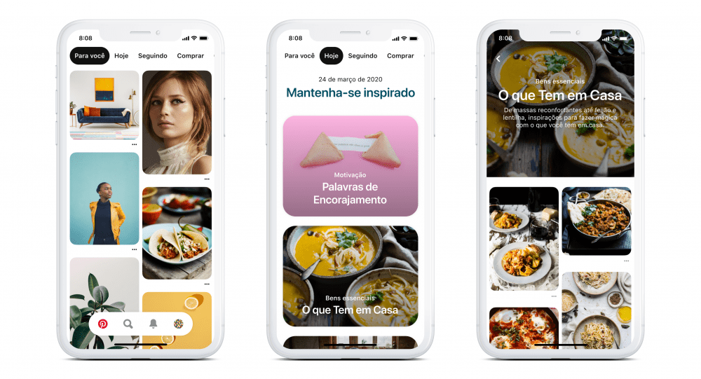 Guia Hoje: um compilado de inspirações e bem-estar do Pinterest