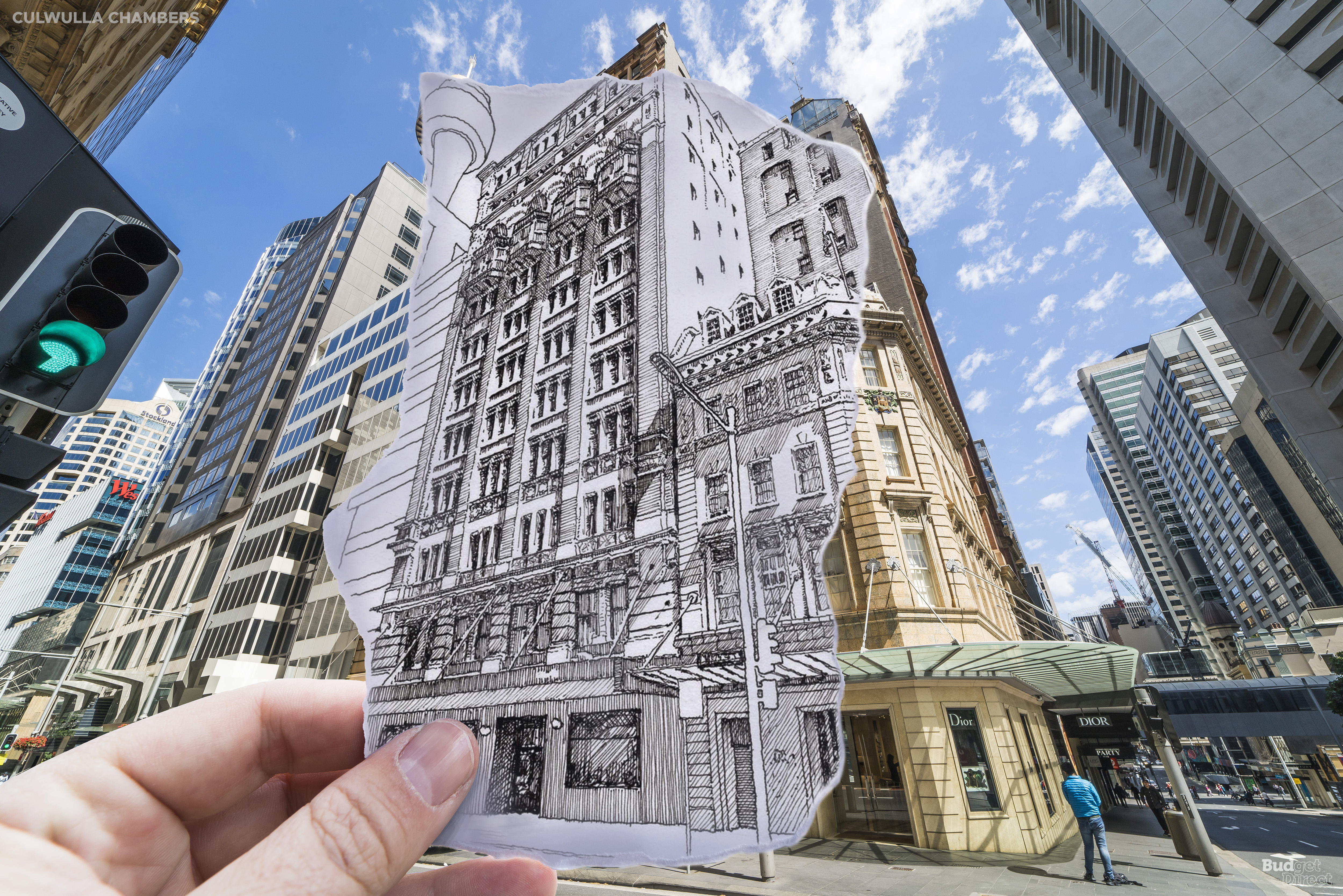 Culwulla Chambers pode n&atilde;o ser um arranha-c&eacute;u, mas certamente &eacute; a primeira inst&acirc;ncia de arquitetos australianos "olhando para cima" com essa ambi&ccedil;&atilde;o (inspirada em Nova York). Foi constru&iacute;do em 14 andares, a uma altura de 48 metros, o que significava que inova&ccedil;&otilde;es como &agrave; prova de fogo, elevadores de alta velocidade, dutos de aspira&ccedil;&atilde;o e escapamentos internos eram rapidamente preparados. Temendo uma 'corrida pelos c&eacute;us', os legisladores rapidamente estabeleceram uma regra de que os edif&iacute;cios n&atilde;o poderiam alcan&ccedil;ar mais de 46 metros do n&iacute;vel da cal&ccedil;ada.
