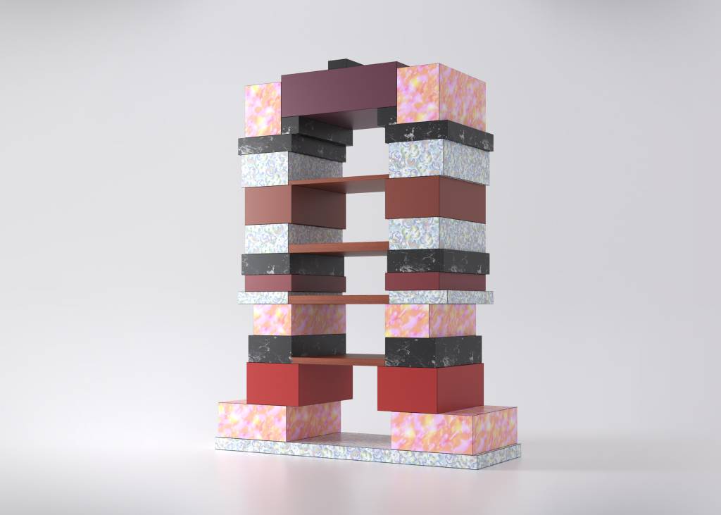 de-Designers-usam-movimentos-artísticos-para-reinterpretar-móveis-De-Rosso-casacom-estante-6 de-Designers-usam-movimentos-artísticos-para-reinterpretar-móveis-De-Rosso-casacom-estante-6