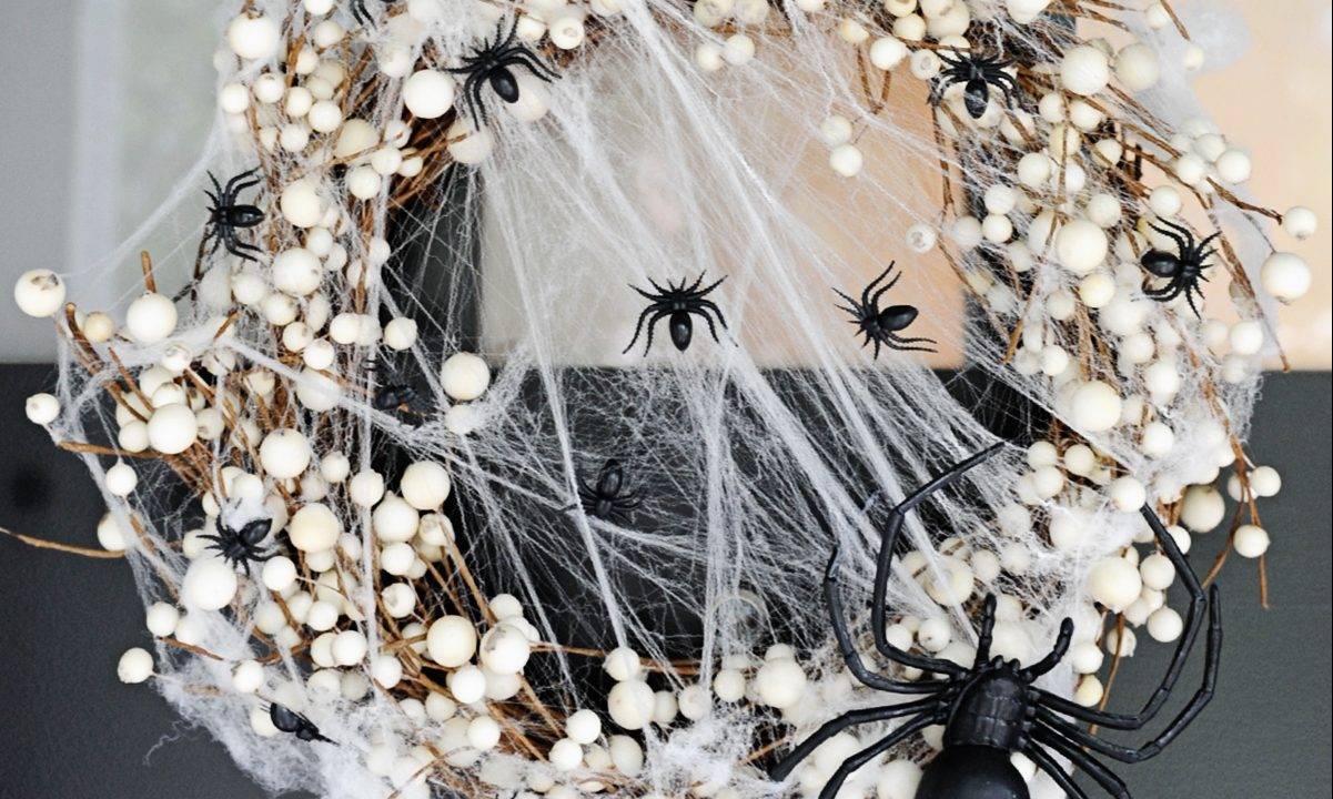 Guirlanda de teias de aranha