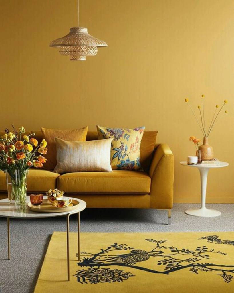 tom-sobre-tom-como-usar-decoracao2 sala decorada com tons de amarelo