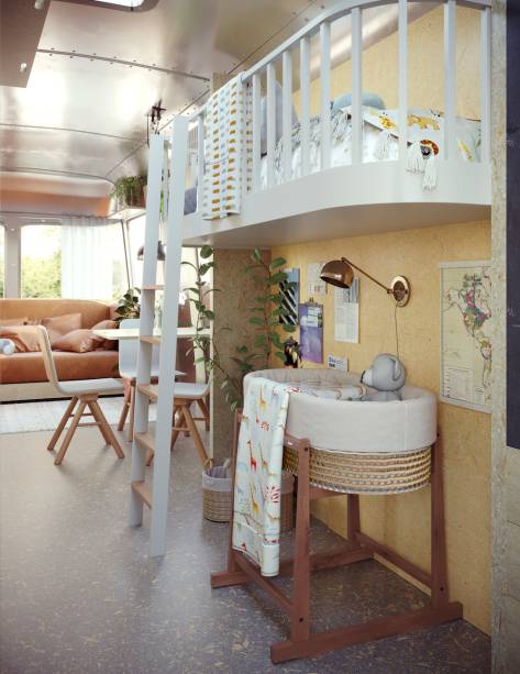 AIRSTREAM, por Cajoo.studio | Uma casa móvel, sobre rodas, em estilo vintage. Bem-vindo ao airstream da família Zylberstajn, customizado por Caio Bruno e João Pedro Neri, do Cajoo.studio.