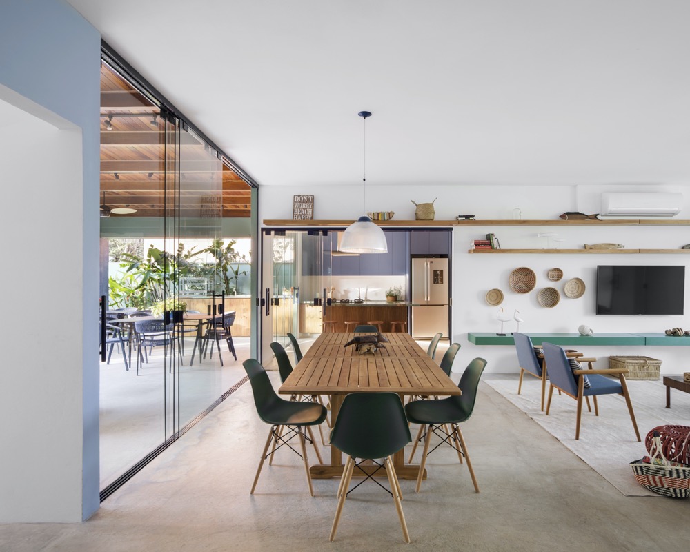 casa-de-praia-Anga-Arquitetura9 living integrado de casa de praia