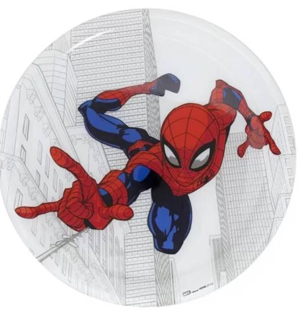 Prato para pizza do Homem-Aranha da Camicado