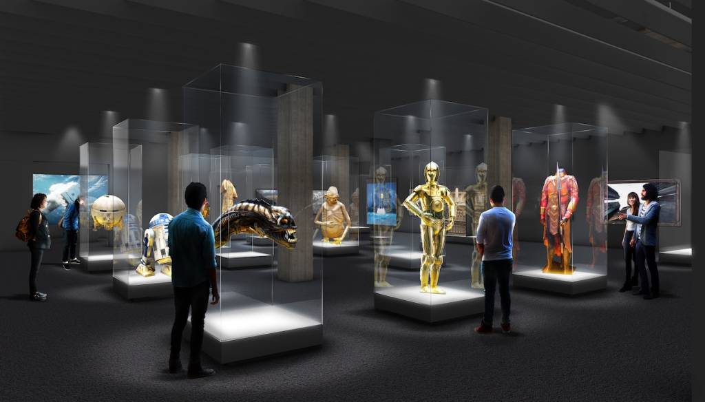 Renderização do Museu da Academia de Cinema