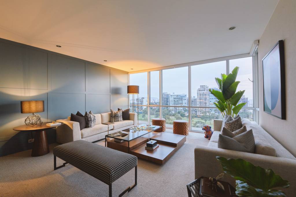 Design e obras de arte trazem personalidade a apê de 250 m²