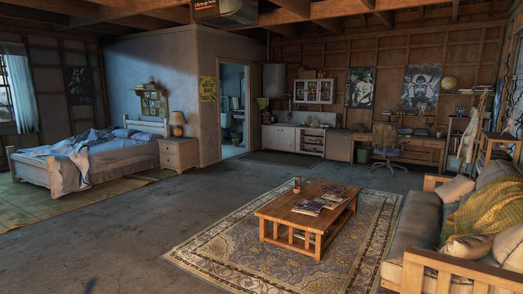 quartos-dos-personagens-de-videogames-casa.com-3-quarto-da-ellie-the-last-of-us-II quartos-dos-personagens-de-videogames-casa.com-3-quarto-da-ellie-the-last-of-us-II