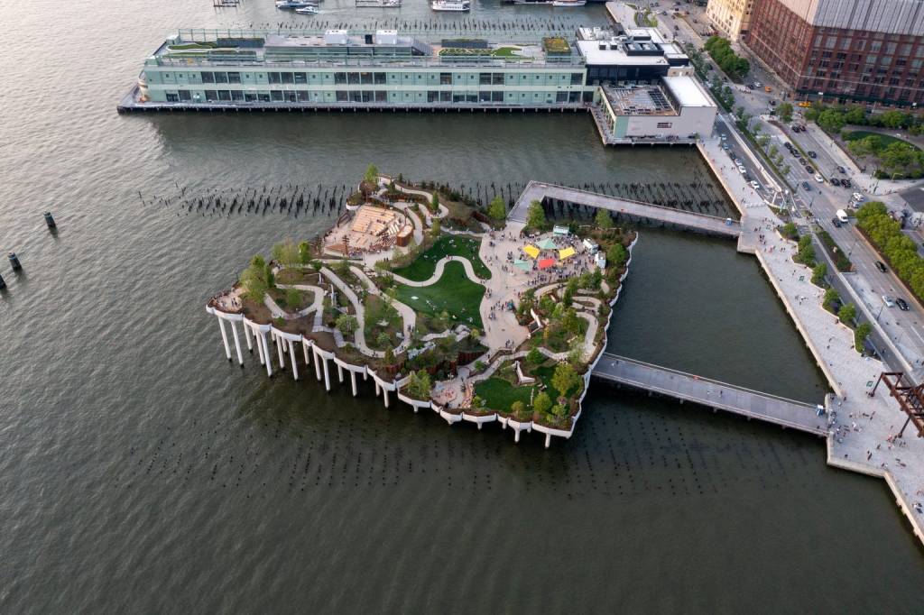 Nova York vai ganhar um parque em forma de ilha futurista! Nova York vai ganhar um parque em forma de ilha futurista!